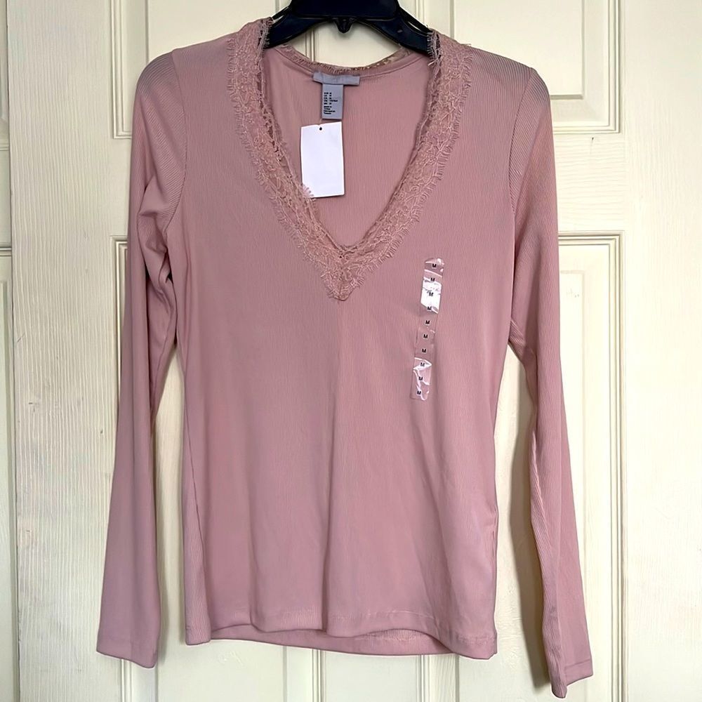 H&M Long Sleeve top NWT Size M